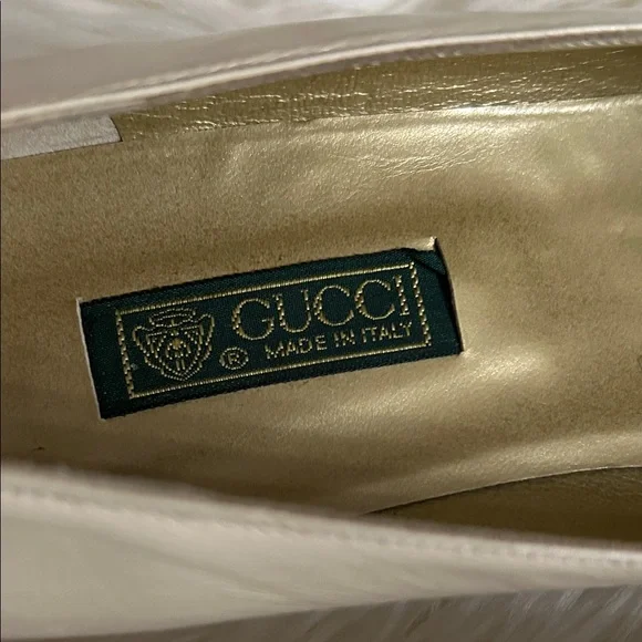 Gucci Women's Beige Leather Heels